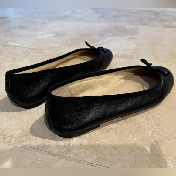 SAM EDELMAN Felicia Luxe Flat Black Leather, size 9Wide - Picture 9 of 12